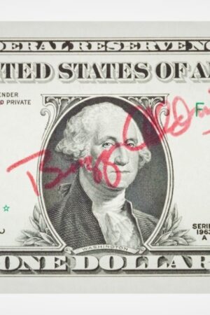 APOLLO 11/ DOLAR Obraz UNIQUE PREMIUM XL AUTOGRAFY