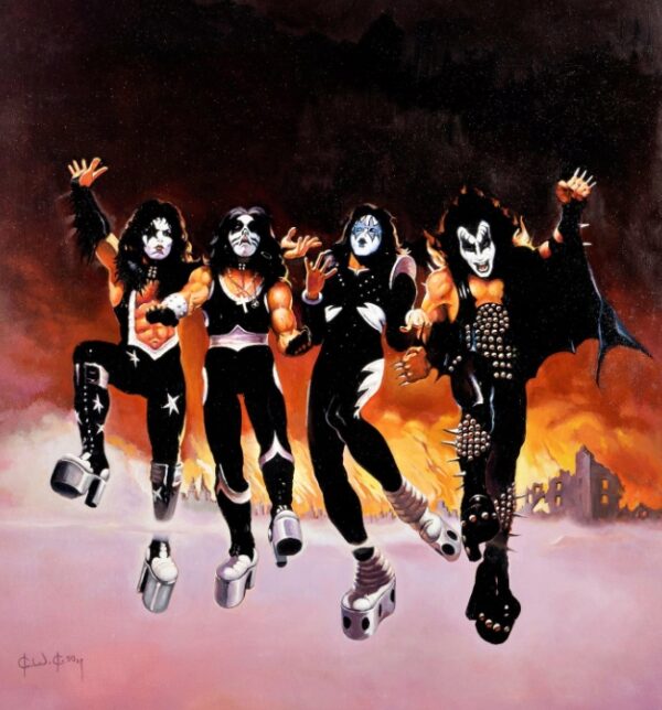 KISS (1976) Obraz Exclusive ART PREMIUM - UNIKAT !