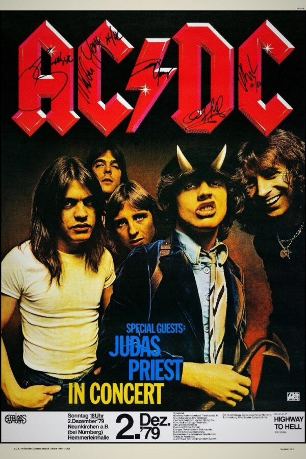 AC/DC (1979) Autografy! EXCLUSIVE PREMIUM ! Unikat - obrazek 9