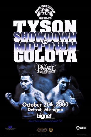 Gołota vs Tyson (2000) Limited Edition PREMIUM XL!