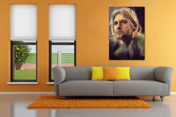 KURT COBAIN - NIRVANA - Obraz Exclusive PREMIUM XL - obrazek 3