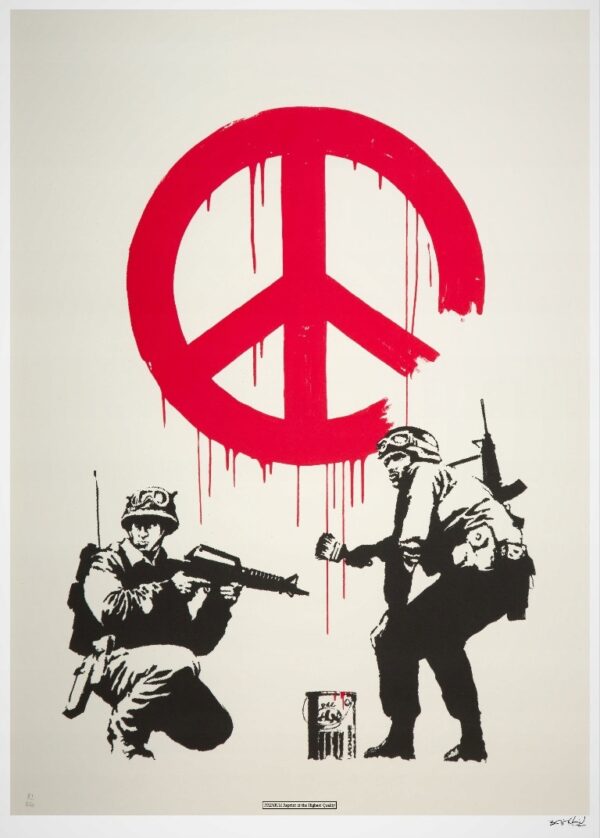 BANKSY (2005) Exclusive PREMIUM 50x70cm - Autograf - obrazek 7