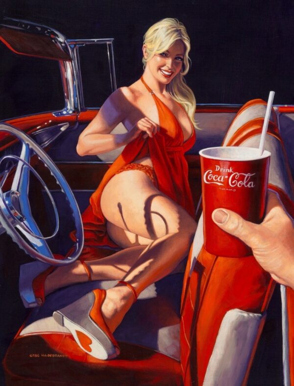 Coca-Cola (1964) OBRAZ Exclusive Vintage ART PREMIUM - MEGA UNIKAT !!!