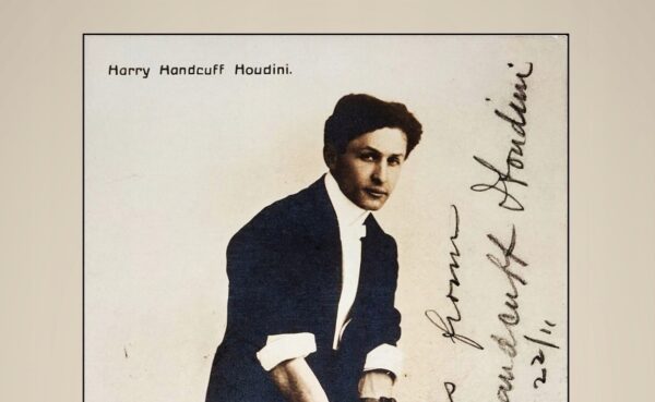 HOUDINI (1911) UNIQUE Vintage PREMIUM - Autograf ! - obrazek 2