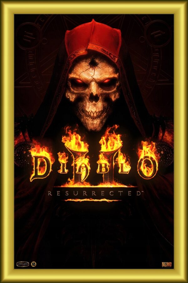 DIABLO 2 Resurrected (2021) PREMIUM !!! 50x90cm