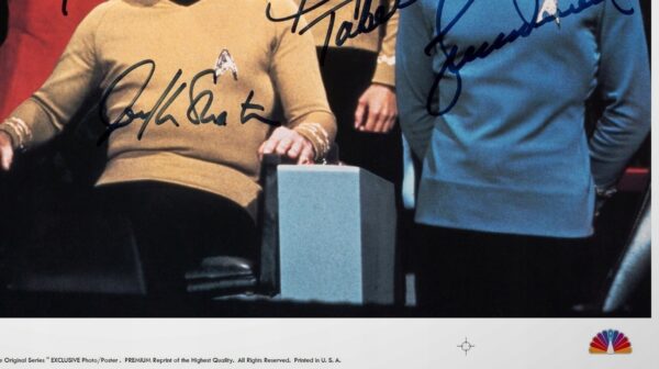 STAR TREK (1969) Exclusive Vintage XL Autografy !! - obrazek 4