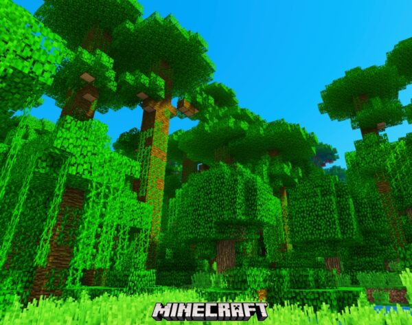 MINECRAFT 2 częściowy MEGA Obraz PREMIUM Ultra HD 4K - obrazek 3