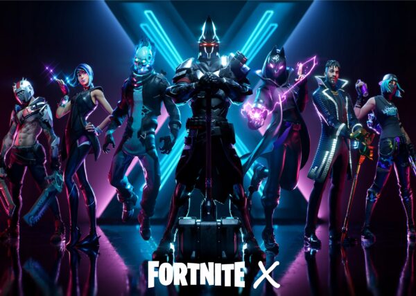 FORTNITE SEZON X - MATY PODKŁADKI XL 5K !! 90x60cm - obrazek 2