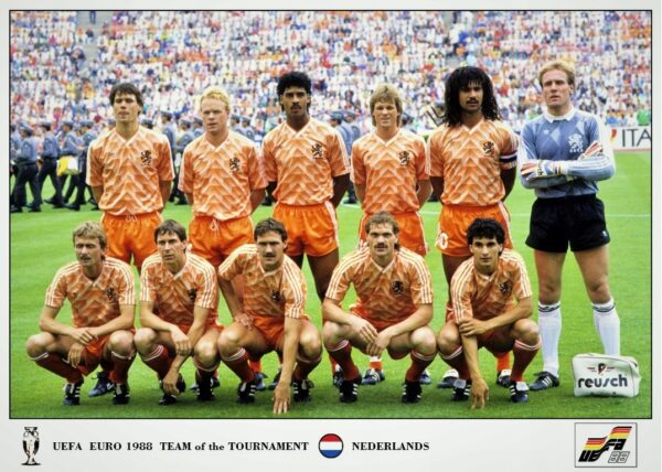 HOLANDIA (1988) MISTRZOWIE EURO '88 - Mini Poster Vintage PREMIUM