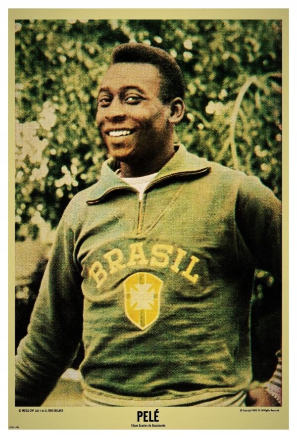 PELE (1966) Exclusive Vintage UK PREMIUM 20x30cm