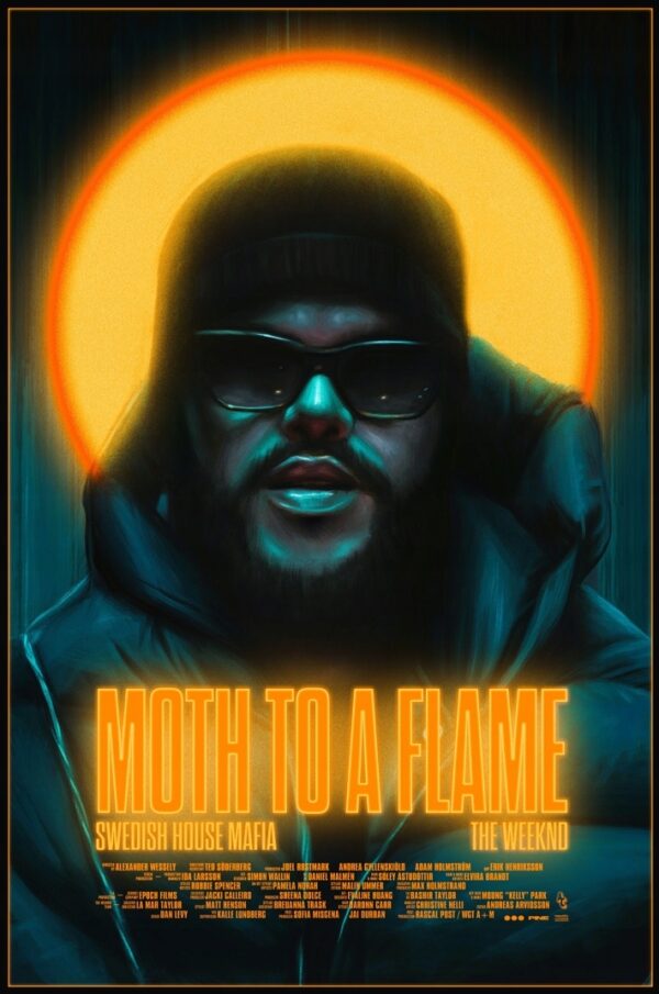 THE WEEKND - Moth to a Flame - Unikatowy Poster Exclusive PREMIUM Pro