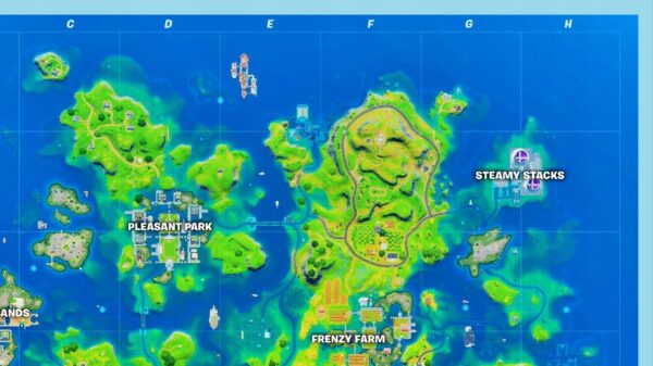 FORTNITE chapter 2 season 3 - MAPA 90x90cm UHD 4K! - obrazek 4