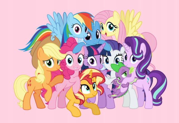 MY LITTLE PONY -Tryptyk Exclusive PREMIUM 3x OBRAZ - obrazek 3