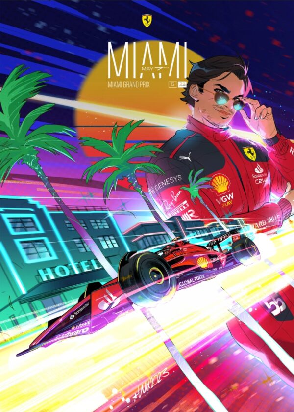 F1 GRAND PRIX (2023) Unikaty Art PREMIUM 50x70cm - obrazek 6