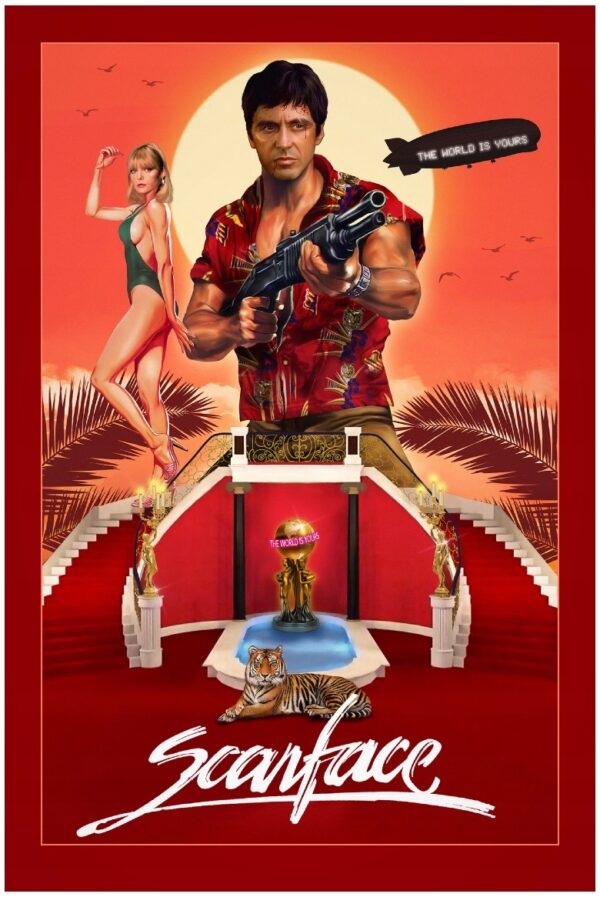 SCARFACE - Exclusive Art PREMIUM - UNIKAT !!!