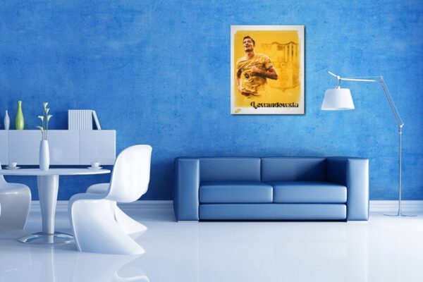 LEWANDOWSKI FC BARCELONA - Obraz NIKE Art PREMIUM! - obrazek 4