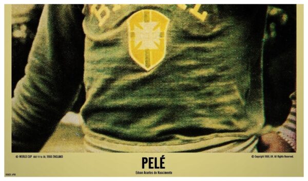 PELE (1966) Exclusive Vintage UK PREMIUM 20x30cm - obrazek 3