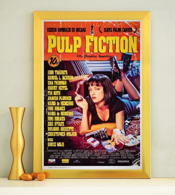 PULP FICTION (1994) UNIKATY PREMIUM PL !!! 60x90cm - obrazek 2