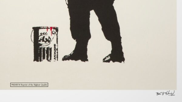 BANKSY (2005) Exclusive PREMIUM 50x70cm - Autograf - obrazek 3