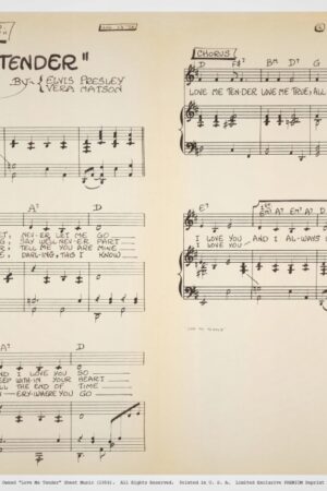 ELVIS PRESLEY - Love Me Tender (1956) NUTY Vintage