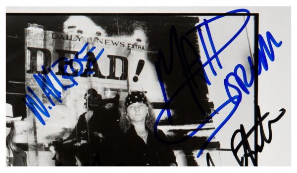 GUNS N' ROSES (1991) UNIKAT PREMIUM Autografy !!! - obrazek 2