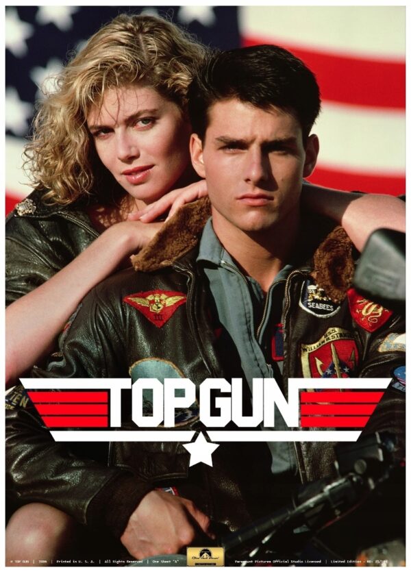 TOP GUN (1986) Edycje Limitowane PREMIUM ! 50x70cm