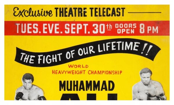 Ali vs Frazier (1971) MEGA UNIKAT Vintage PREMIUM! - obrazek 2