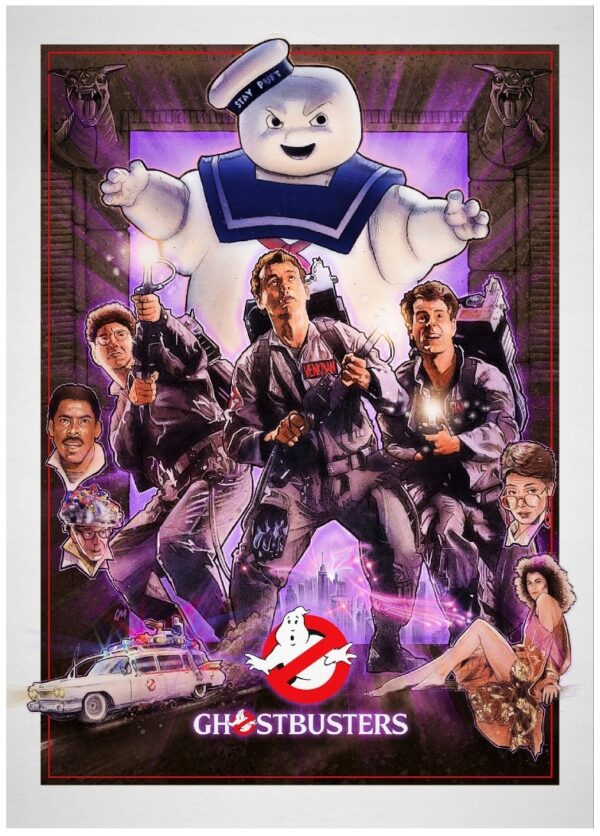 GHOSTBUSTERS - Exclusive Art PREMIUM !!! 50x70cm