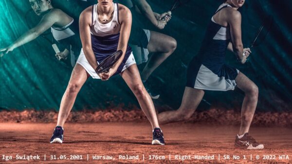IGA ŚWIĄTEK - WTA 2022 - Edycja PREMIUM 70x50cm - obrazek 3