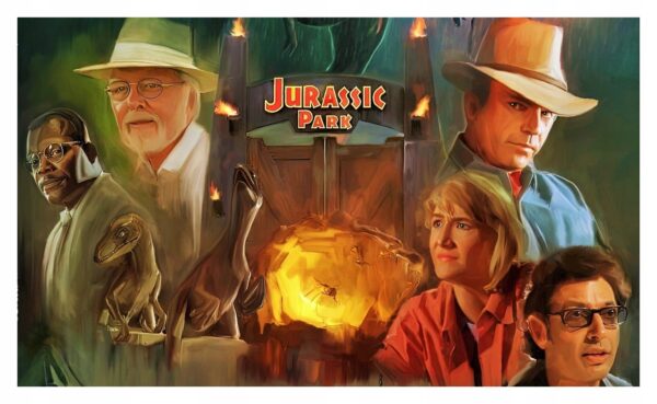 PARK JURAJSKI - Exclusive Art PREMIUM !!! 50x70cm - obrazek 2