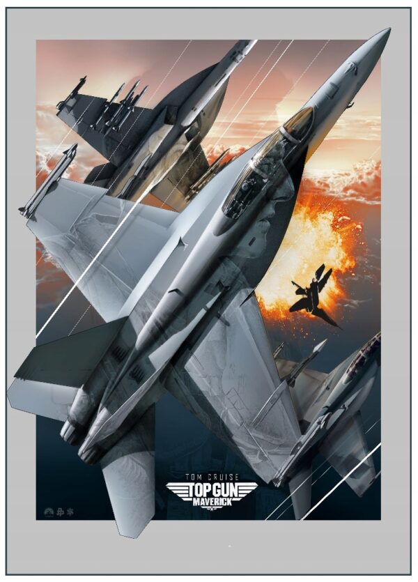 TOP GUN MAVERICK - Exclusive PREMIUM -UNIKAT 50x70