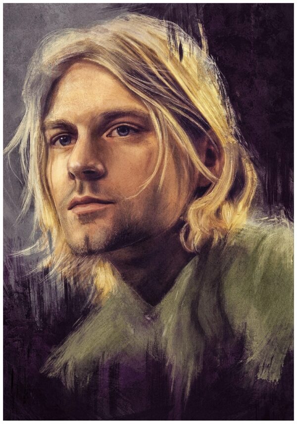KURT COBAIN - NIRVANA - Obraz Exclusive PREMIUM XL