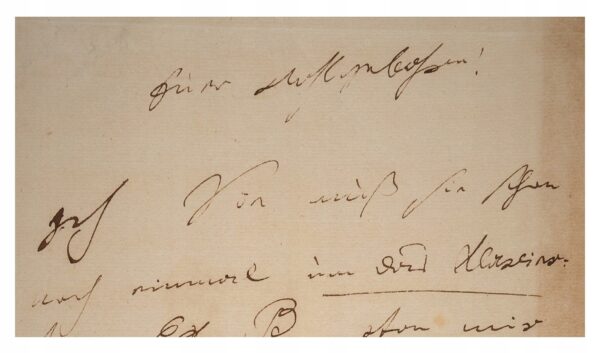 L. van Beethoven (1811) Exclusive Vintage AUTOGRAF - obrazek 2