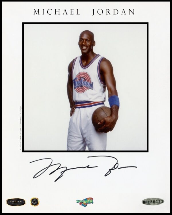 SPACE JAM (1996) PREMIUM XL - M. Jordan Autograf ! - obrazek 8