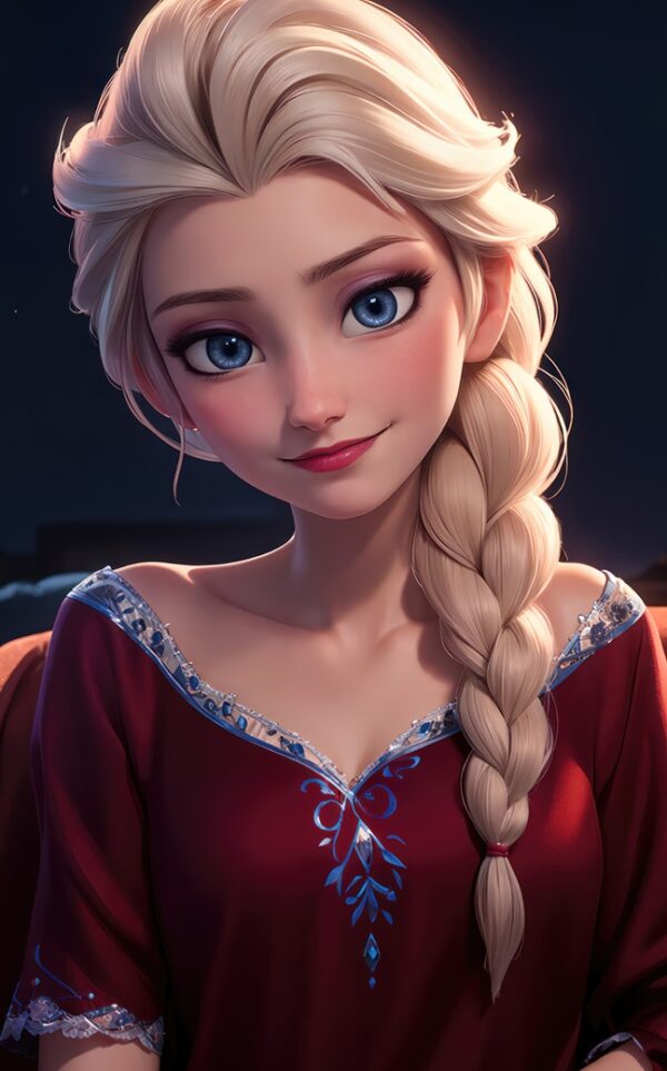 ELSA - KRAINA LODU - FROZEN - OBRAZ Exclusive ART PREMIUM Ultra HD 4K