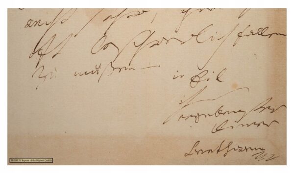 L. van Beethoven (1811) Exclusive Vintage AUTOGRAF - obrazek 3