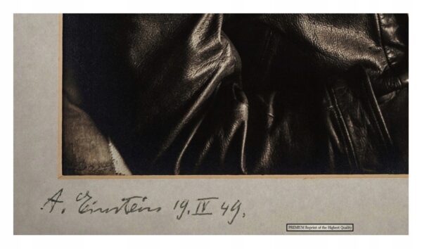 A. EINSTEIN (1938) Exclusive Vintage XL - AUTOGRAF - obrazek 2