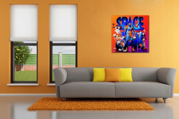 SPACE JAM (2021) Obraz Płótno XL PREMIUM UHD 4K - obrazek 3