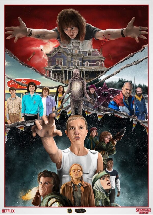 STRANGER THINGS - Exclusive ART PREMIUM - Unikat !