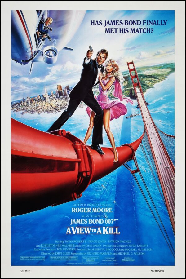JAMES BOND 007 (1985) R. Moore - PREMIUM ! 60x90cm