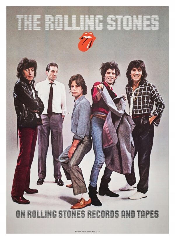 THE ROLLING STONES (1980) Exclusive Vintage 50x70