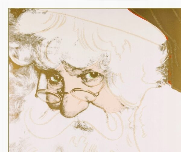 ANDY WARHOL - Mikołaj (1981) UNIQUE Vintage Exclusive PREMIUM - Autograf !! - obrazek 2