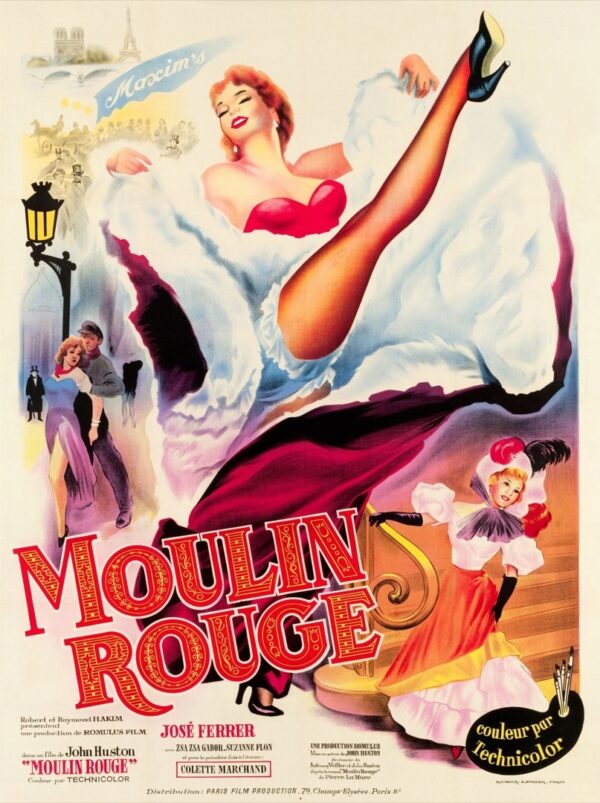 MOULIN ROUGE (1952) Exclusive Vintage PREMIUM XL - Unikat