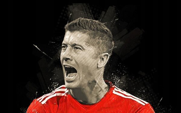 LEWANDOWSKI (2020) Plakat VIP Art PREMIUM! 60x80cm - obrazek 3