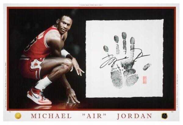 Michael Jordan (2011) Autograf + odbicie dłoni MJ!