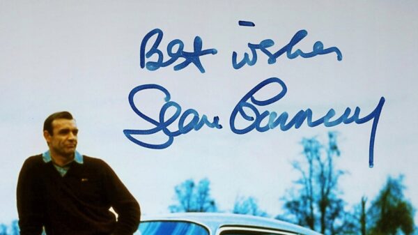JAMES BOND (1964) Exclusive PREMIUM - Autograf !! - obrazek 2