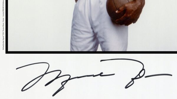 SPACE JAM (1996) PREMIUM XL - M. Jordan Autograf ! - obrazek 4