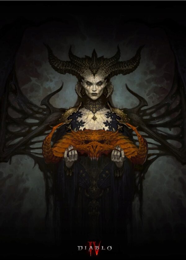 DIABLO IV (2023) Plakat PREMIUM -UNIKAT 50x70cm #1
