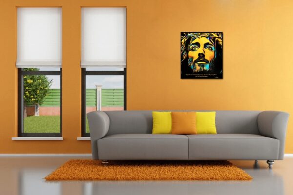 JEZUS CHRYSTUS - Obraz UNIQUE ART PREMIUM - UNIKAT - obrazek 3