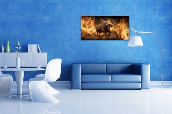 BYK - BULL - CORRIDA - OBRAZ Exclusive ART PREMIUM Ultra HD 5K - UNIKAT XL - obrazek 4